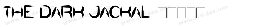 The Dark Jackal字体转换